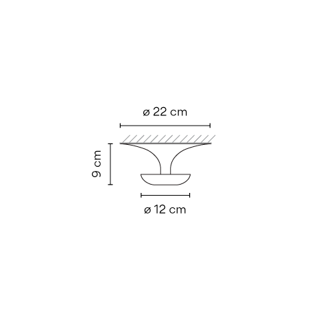 Funnel mini 22 loftlampe Vibia