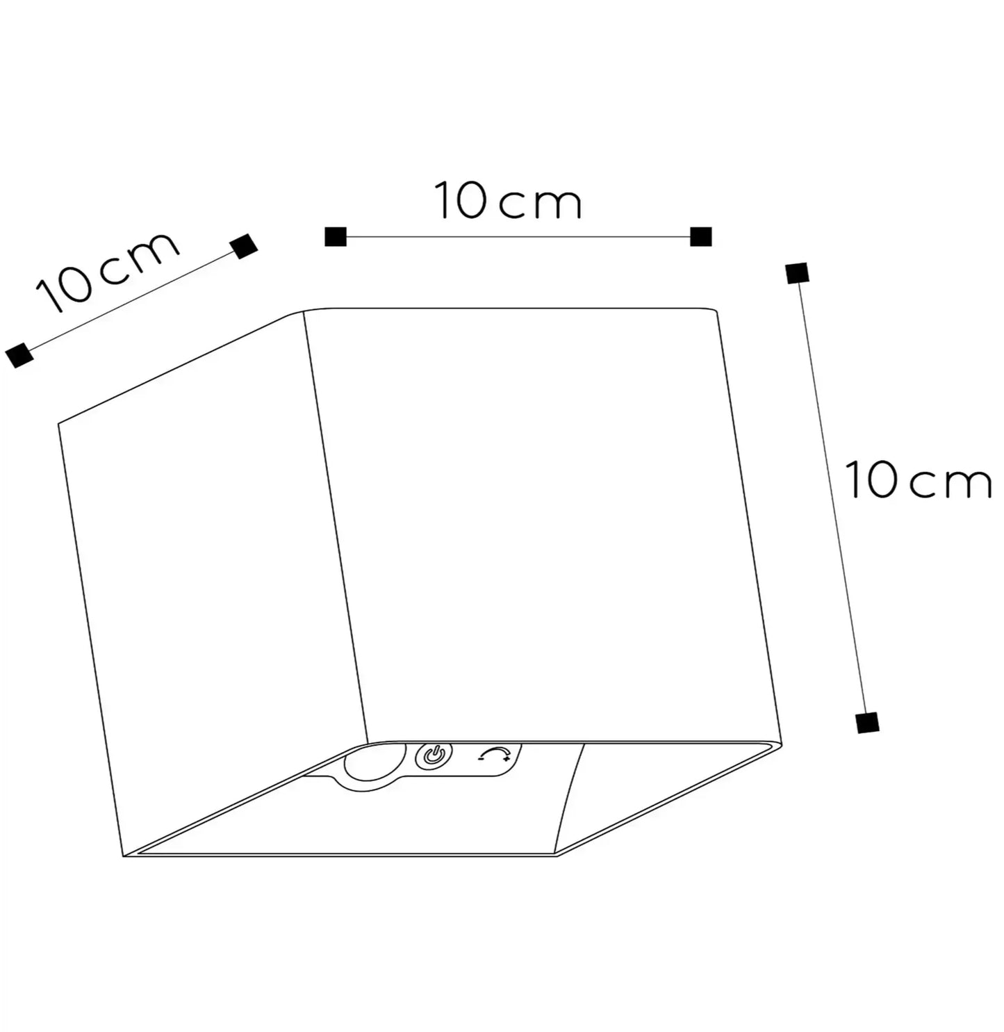VERTIGO genopladelig væglampe LED Dim 6W IP54 sensor magnetisk beslag Lucide