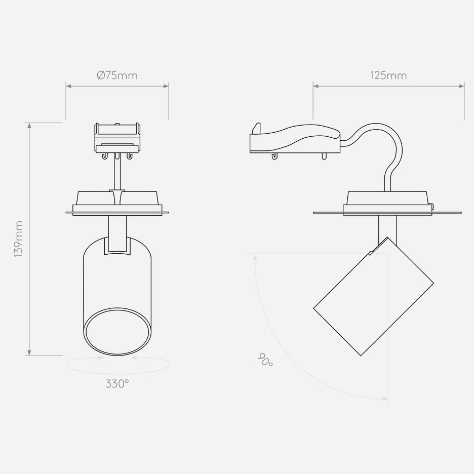 Ascoli Flush Fire-rated spotlight fra Astro Lighting