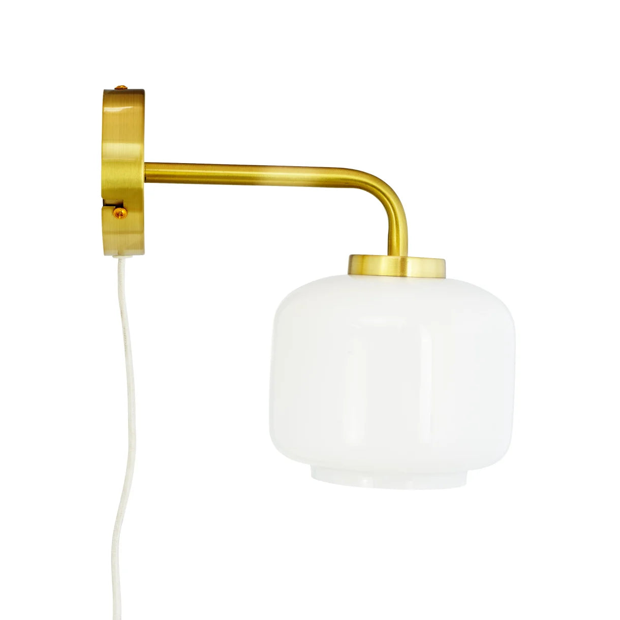 Arp D15 opal/ messing væglampe Dyberg-Larsen