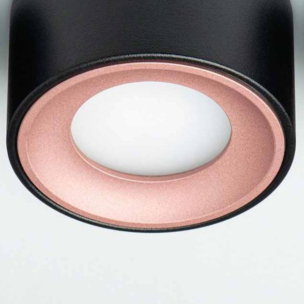mat sort / pink guld