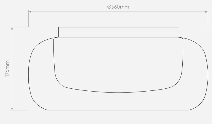 Aquina 360 loftlampe fra Astro Lighting