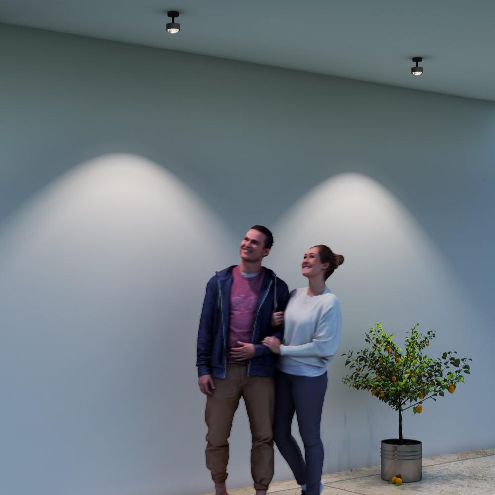 Puk Mini turn 80 outdoor Loftspot Wall Top-light