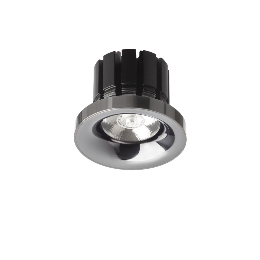 SHARM PLUS LED indbygningsspot i sort krom, 10 W, 3000 K