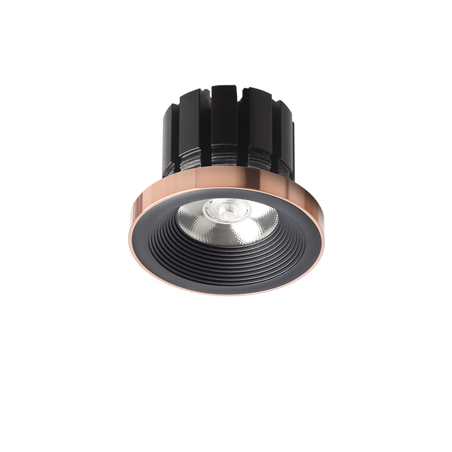SHARM PLUS LED indbygningsspot i sort/kobber, 10 W, 3000 K