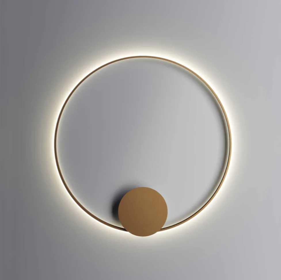 Olyring væg/-loftlampe fra Fabbian