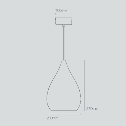 Drop one large pendel original btc