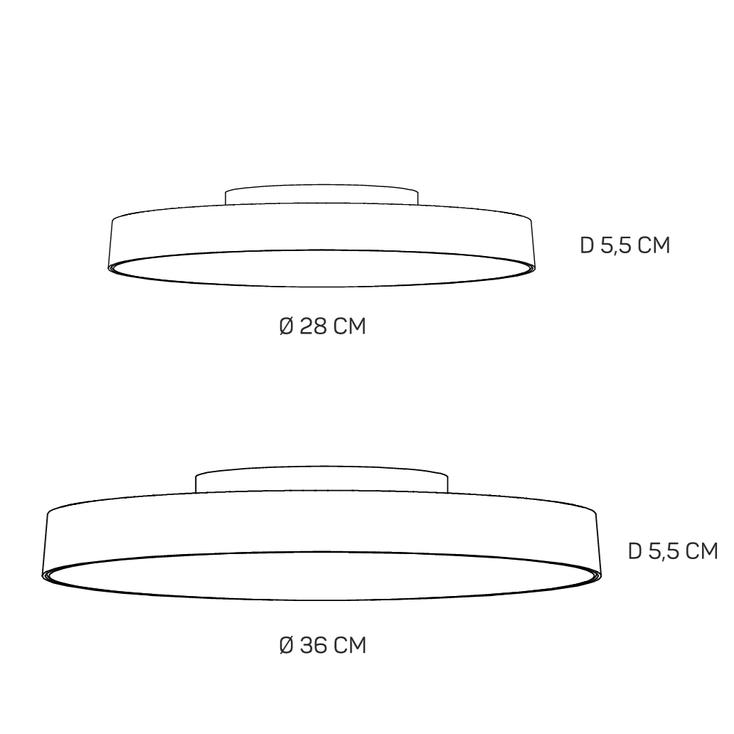 Avela væg- og loftlampe fra Loom Design