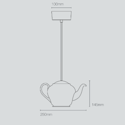 Tea 3 FP464N pendel Original BTC