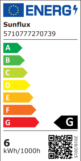 Glow LED E27 A60 Topforspejlet 6W 2700K 530Lm Ra90 Dæmpbar