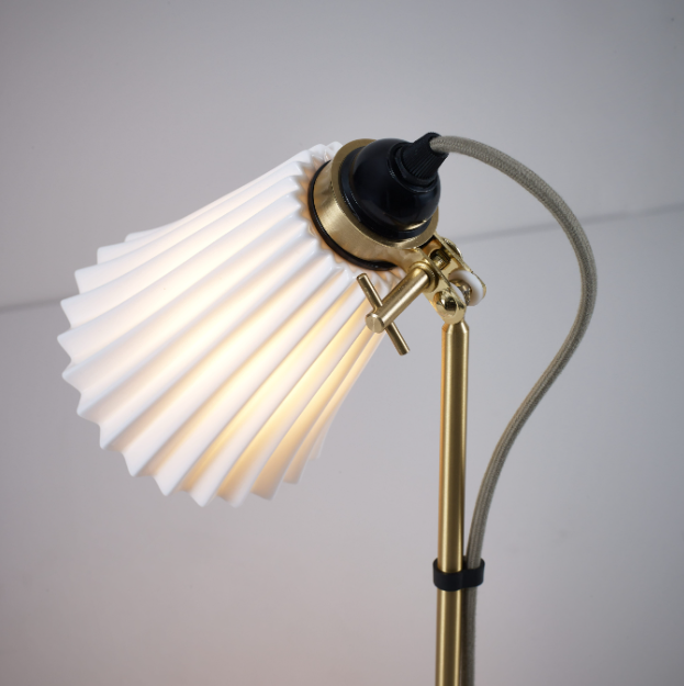 Hector Pleat Brass gulvlampe Original BTC