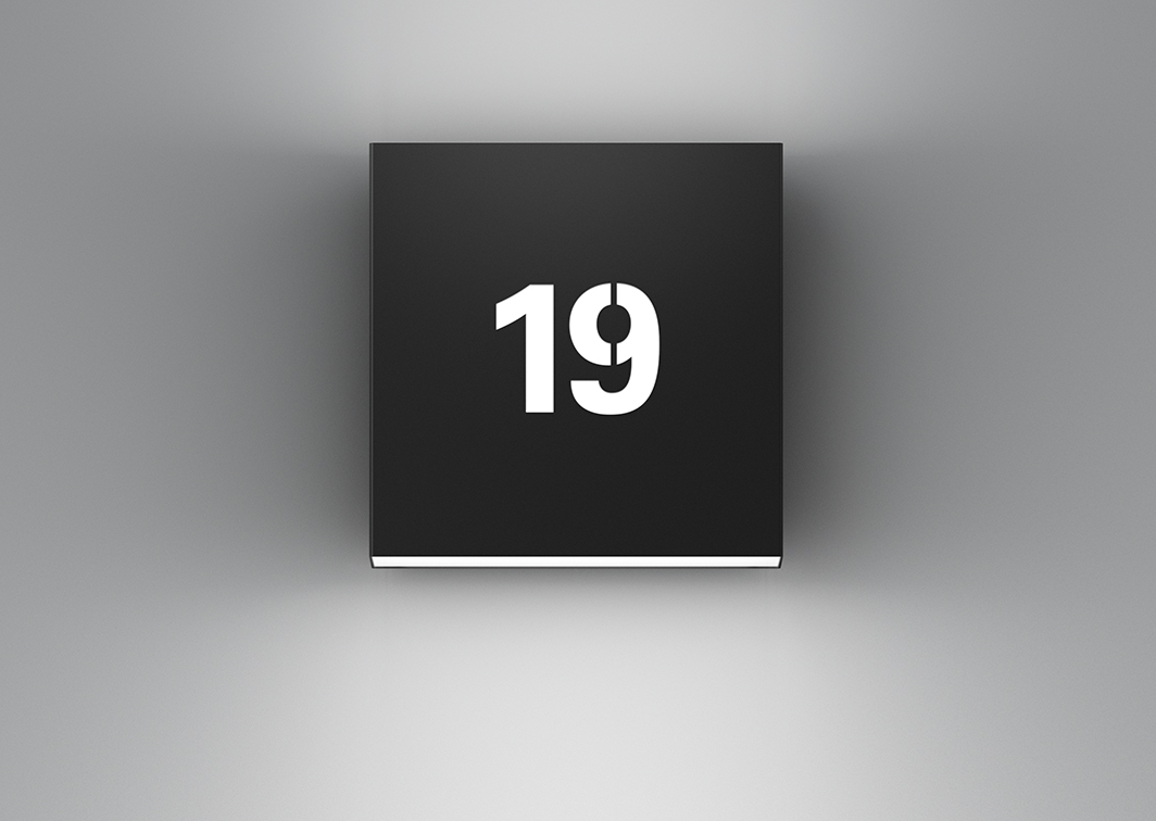 Square 190 væglampe Focus Lighting