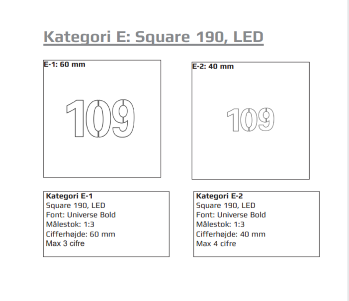 Square 190 væglampe Focus Lighting