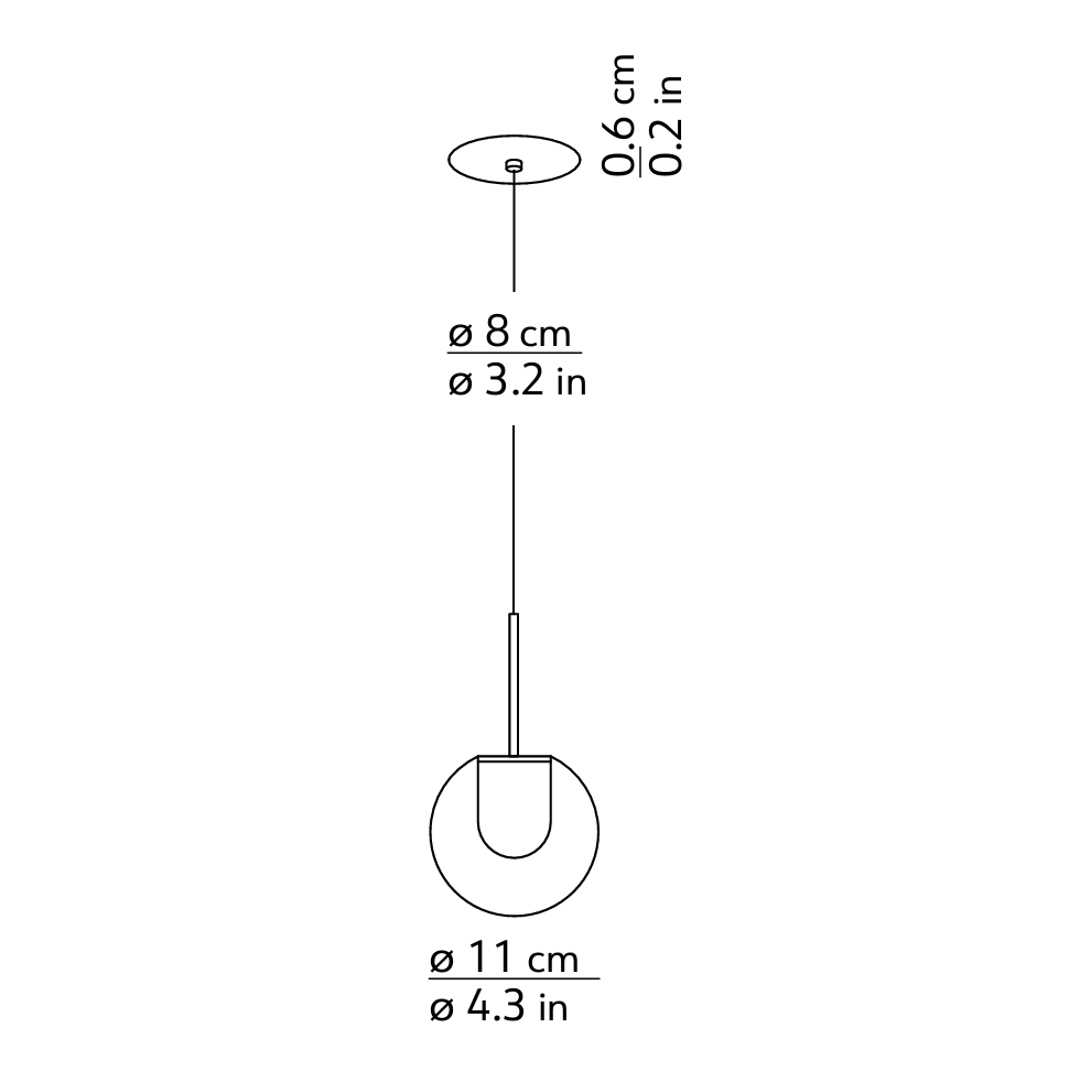 Dew LED pendel Kundalini