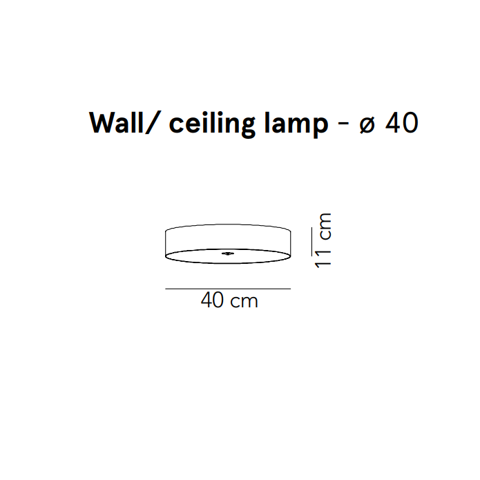 Discovolante AP/PL væglampe loftlampe Modu Luce