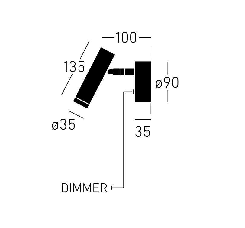 MFlask K Væglampe Chors