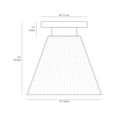 Hector Pleat ceiling Original BTC