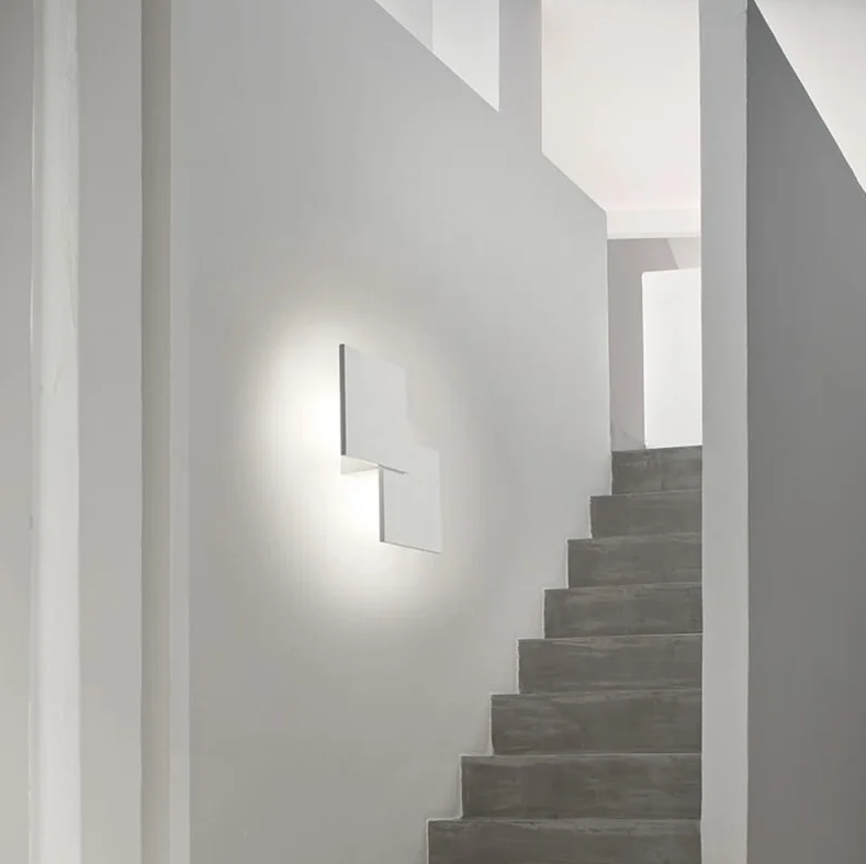 Puzzle Outdoor Square væglampe fra Lodes