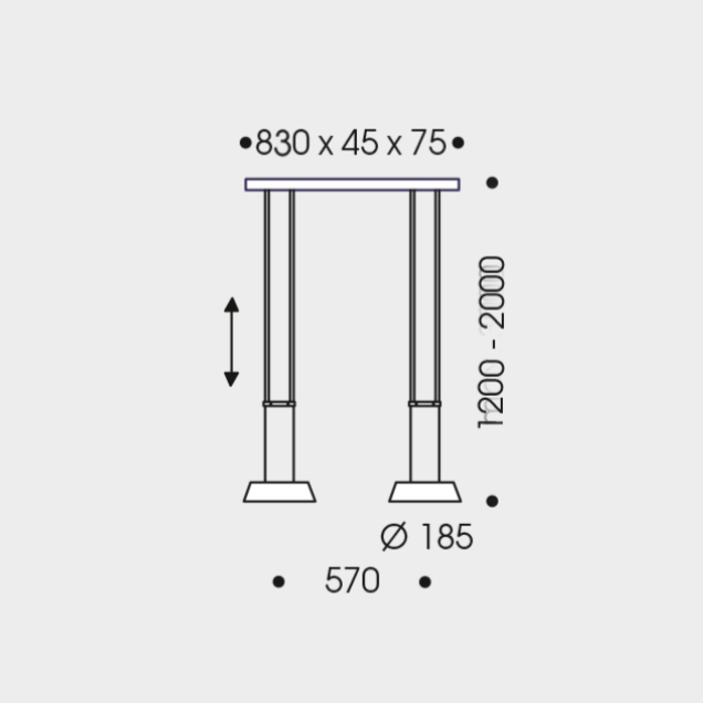 Glance LED hejs pendel Oligo