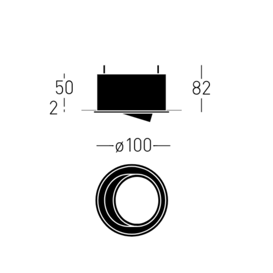 Maxime R IN downlight Ø100 mm Chors