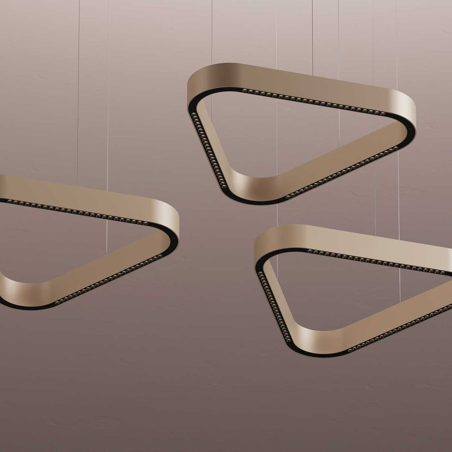 Trigon SO pendel Soft Ivory Loom Design