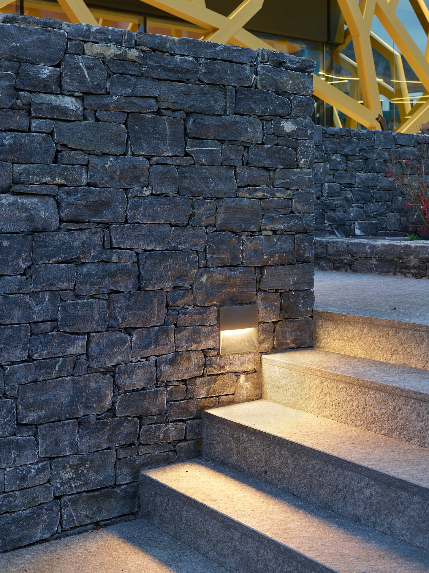 Walky firkantet indbygnings væglampe Iguzzini