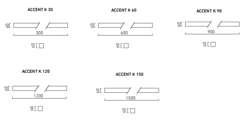 Accent K Væglampe Chors