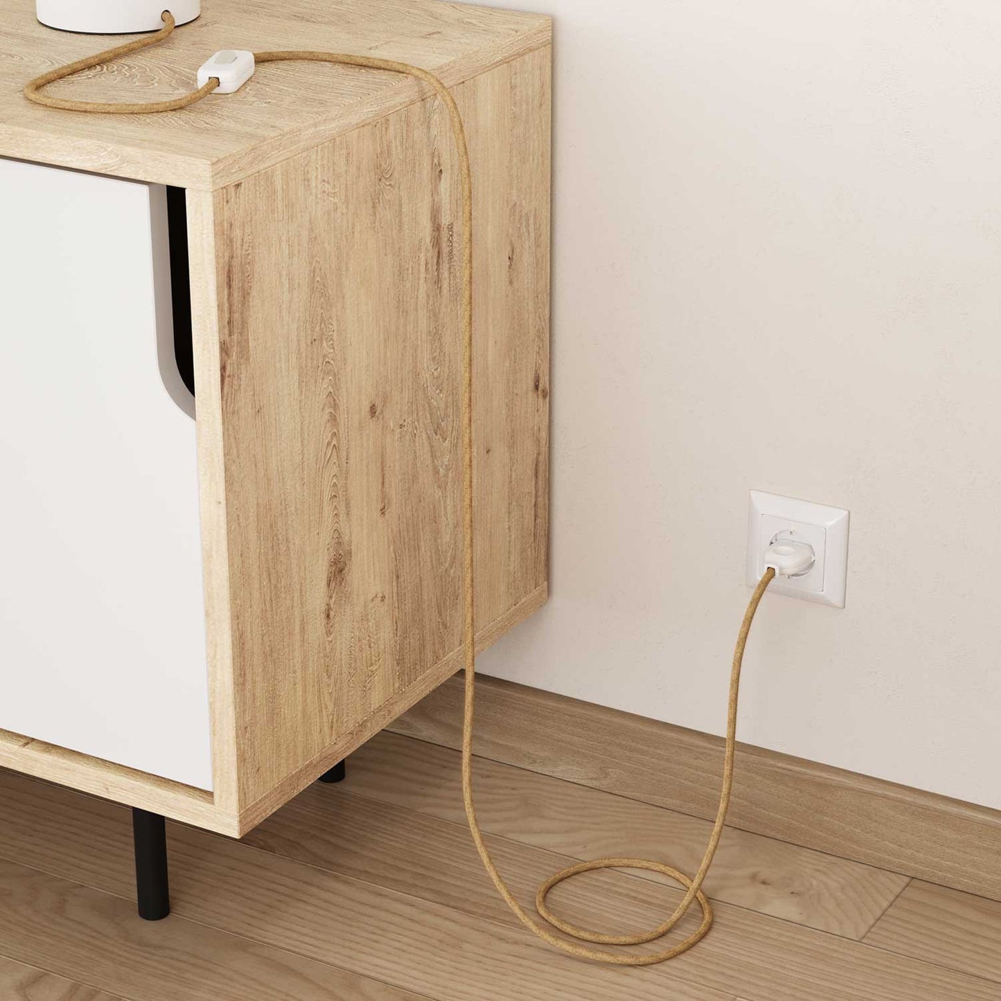 Jute dekorativ stofledning
