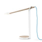 gravy bordlampe gravy bordlampe hvid eg og mat hvid stel og blå ledning fra koncept fra koncept