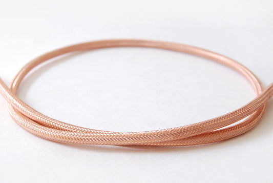 Bronze metal vævet dekorativ ledning