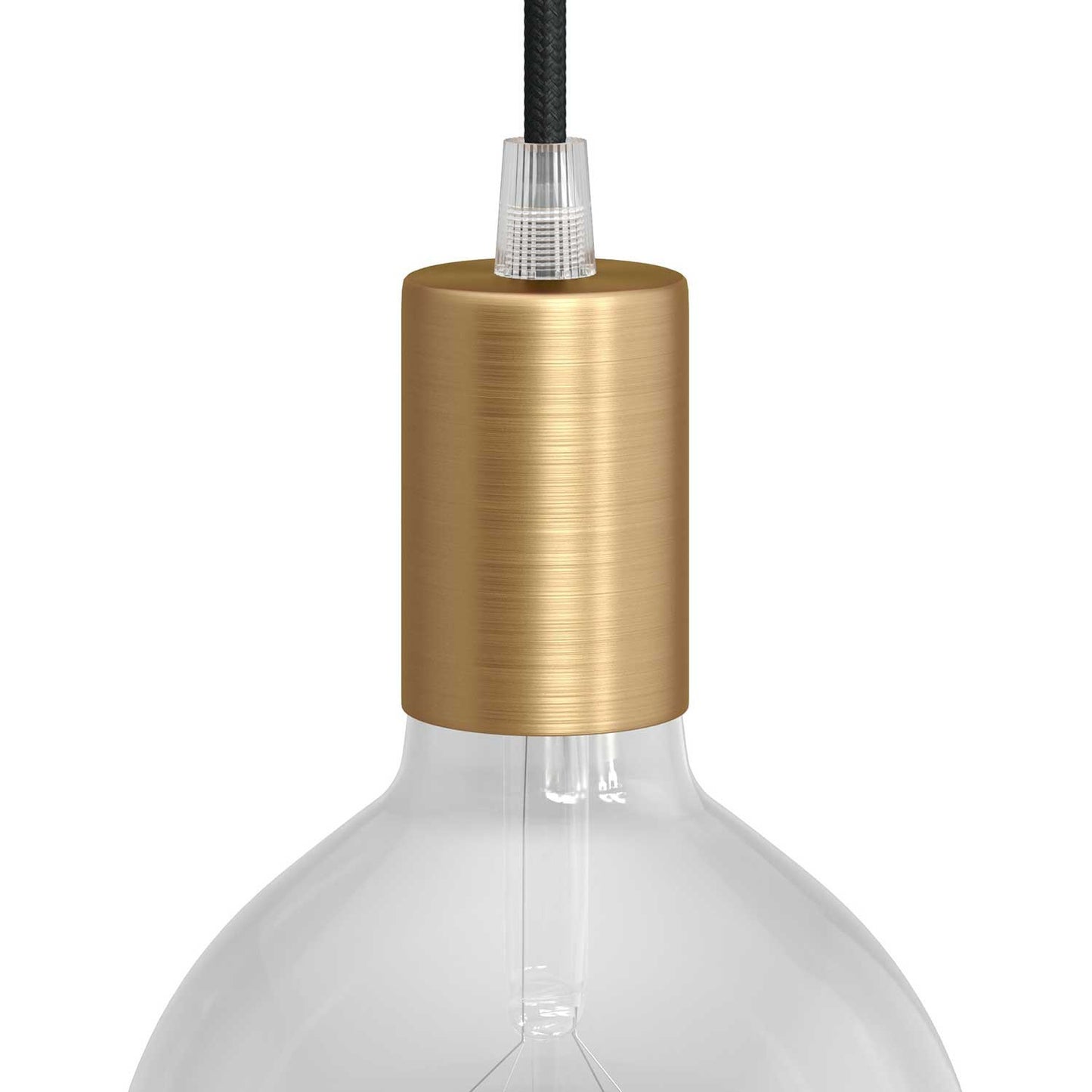 E27 cylinder fatnings kit med conical ledningsaflastning