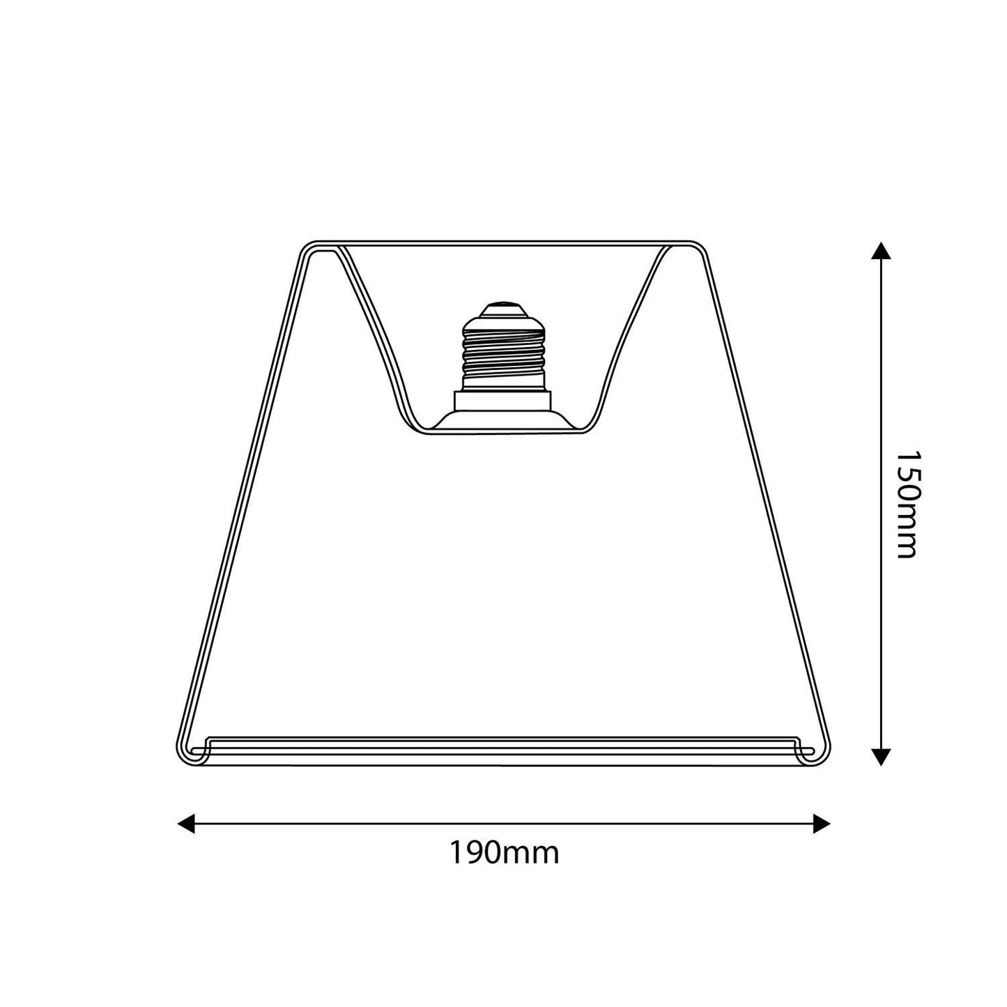 LED pære Ghost kegle E27 6W 2200K 500Lm Dæmpbar