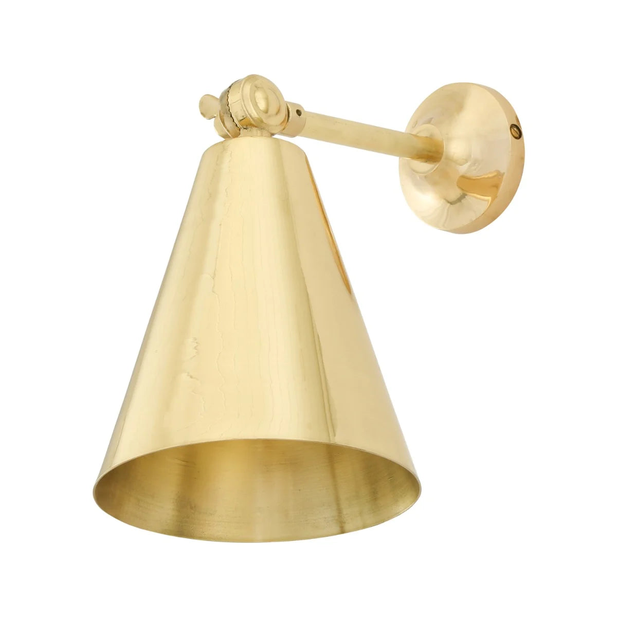 Moya adjustebel Brass cone væglampe Mullan