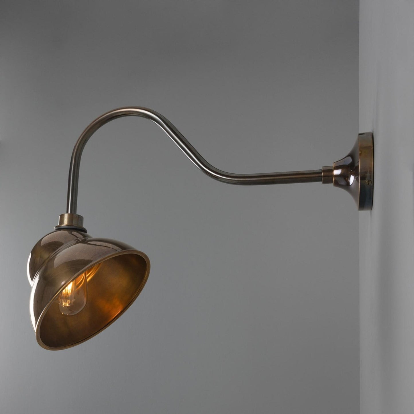 Sanford vintage svanehals skilt lampe væg / malerilampe IP65