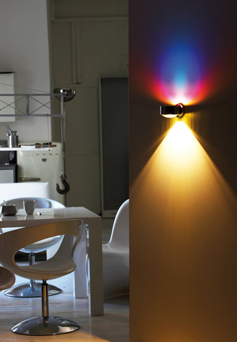 Puk maxx wall med farvefiltre væglampe top-light
