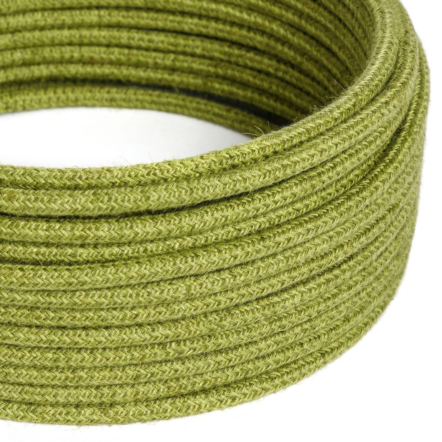 Hay Green dekorativ stofledning jute