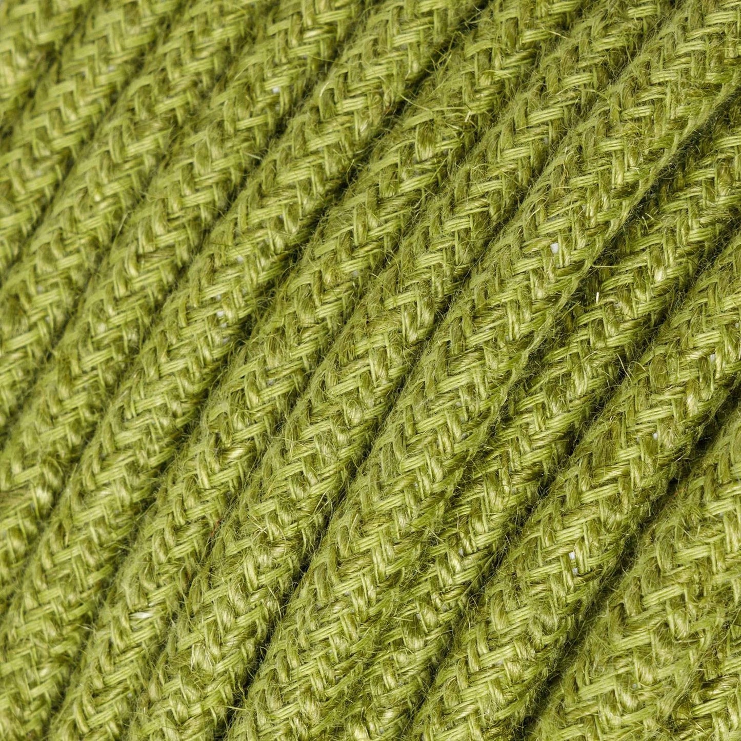 Hay Green dekorativ stofledning jute