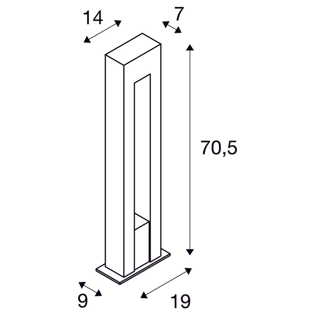 Arrok ARC Granit pullert SLV