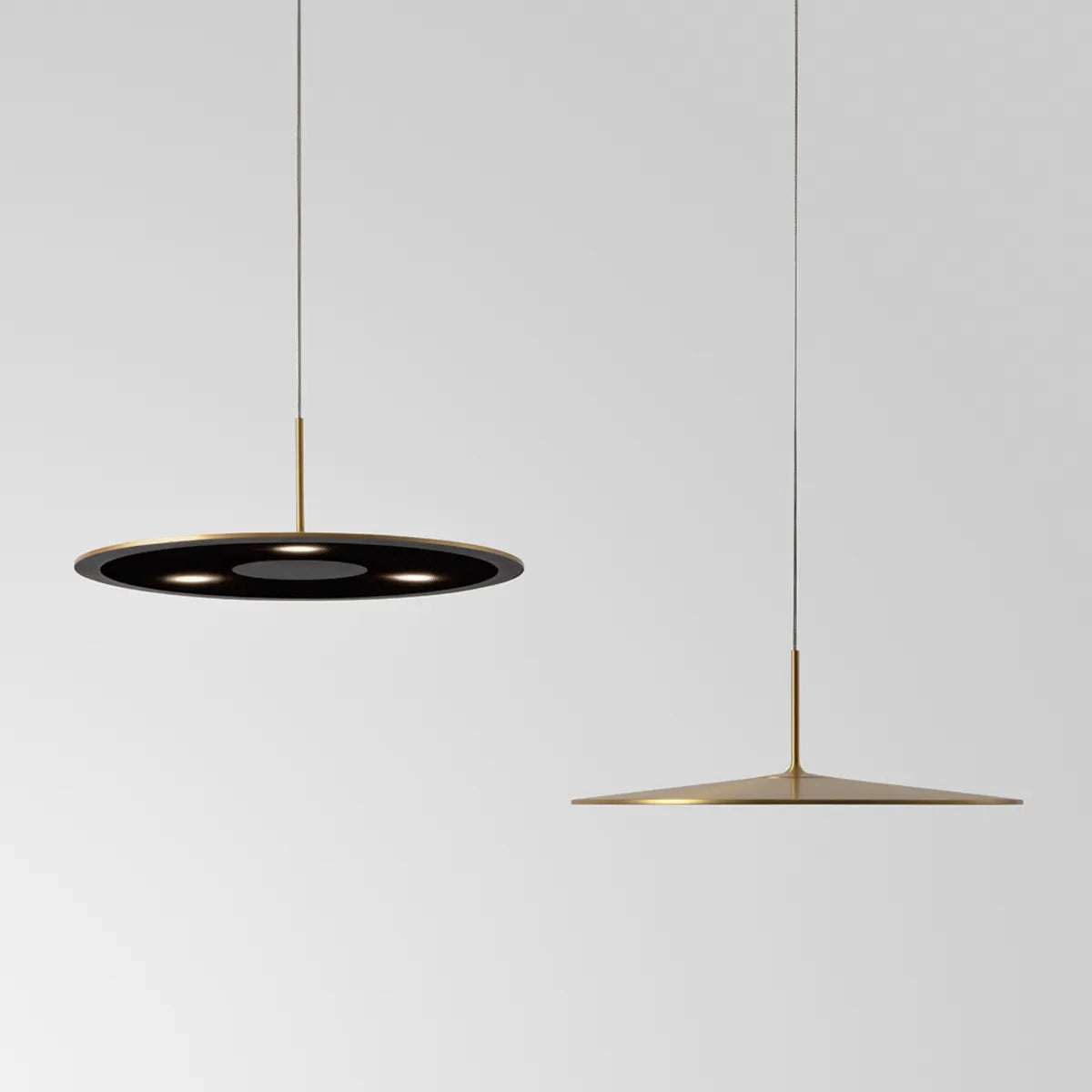 Ufo pendel messing Lumini
