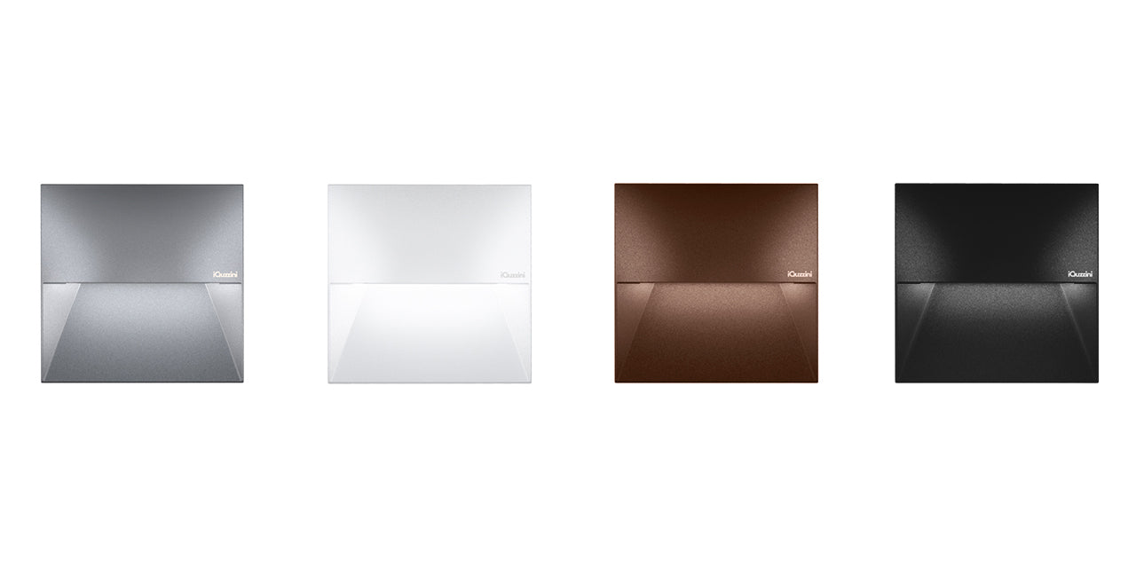 Walky firkantet indbygnings væglampe Iguzzini