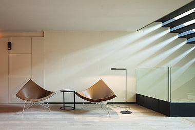 Miljøtegning af swing gulvlampe fra vibia