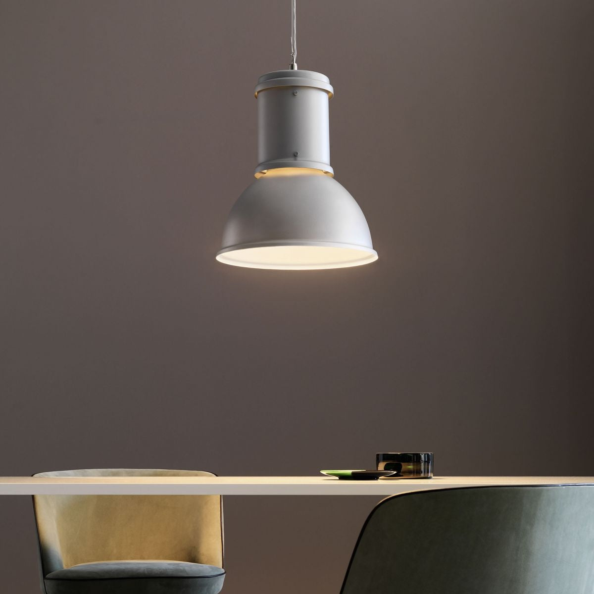 Lampara aluminium pendel fontana arte