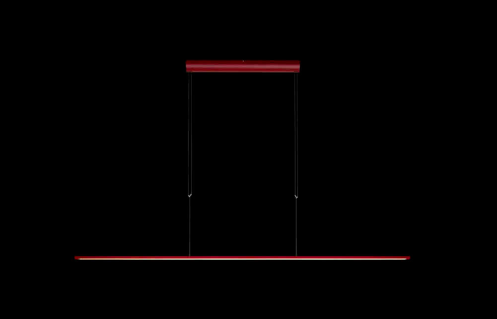 Lisgo sky straight Max mat rød LED pendel oligo