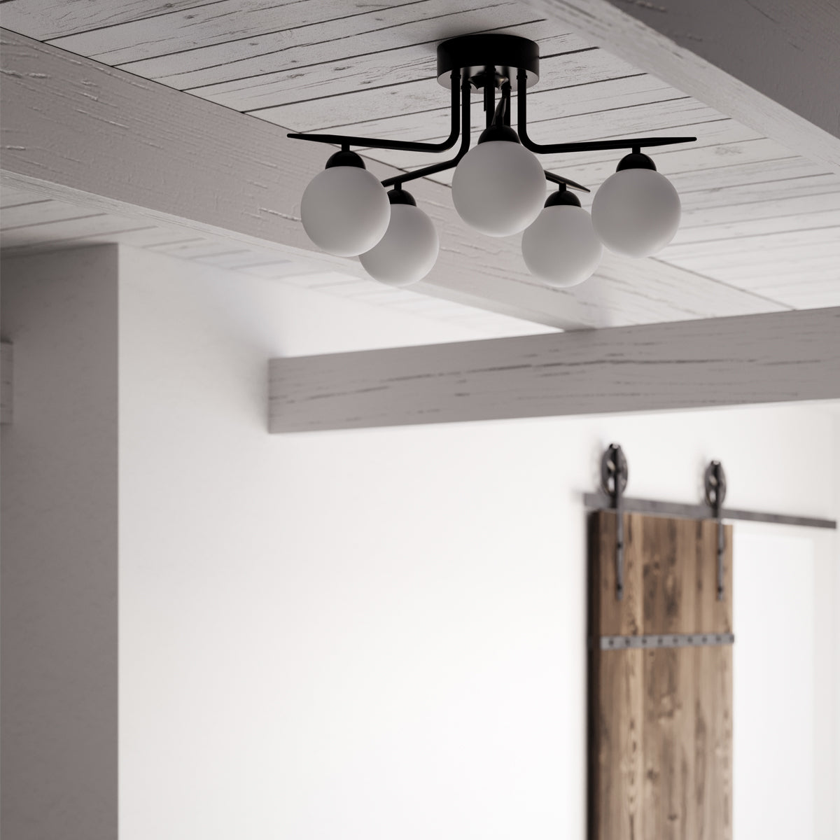 Punto plafond loftlampe fra By Rydens