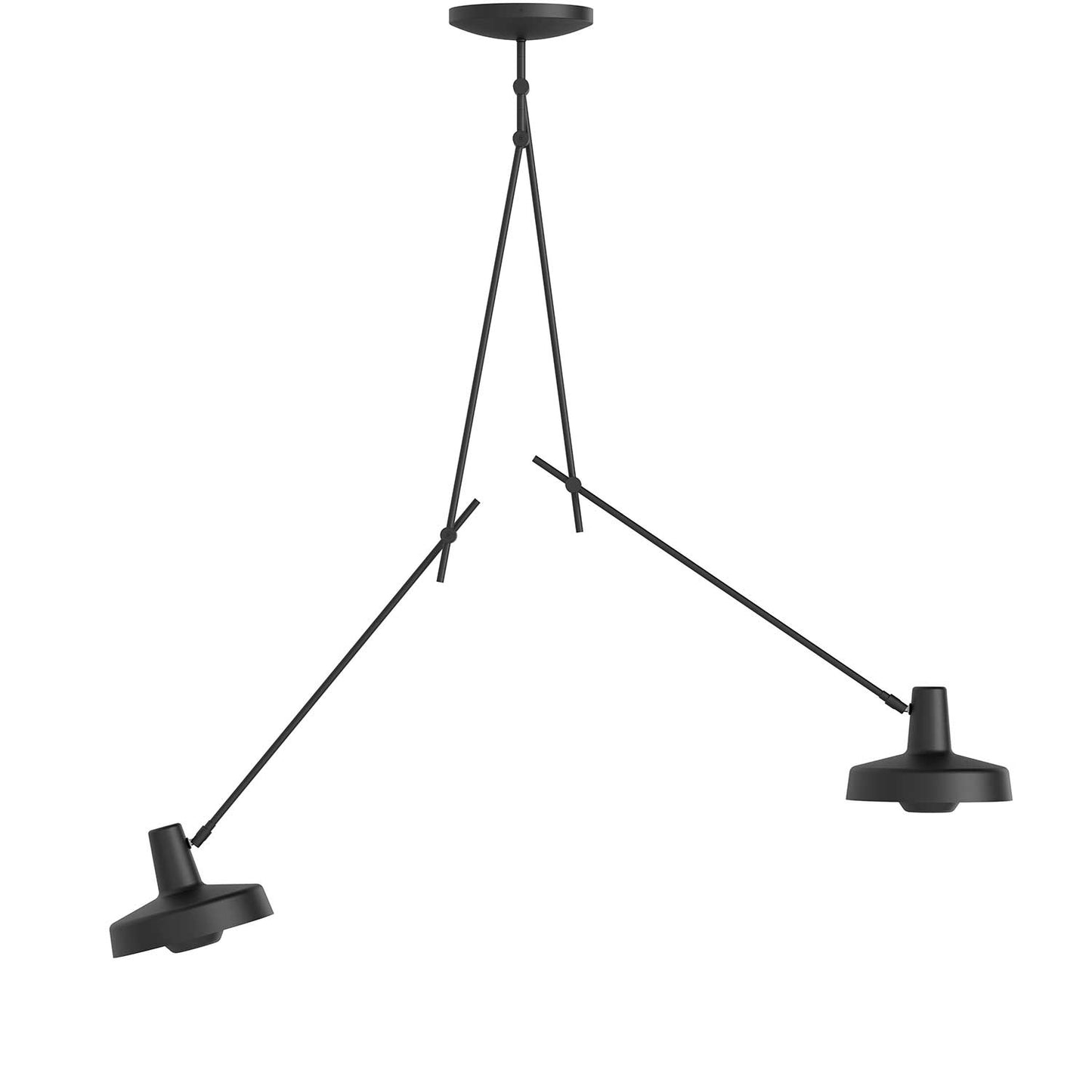 Arigato 2 L Loftlampe AR-C2-L i sort fra Gropa Products