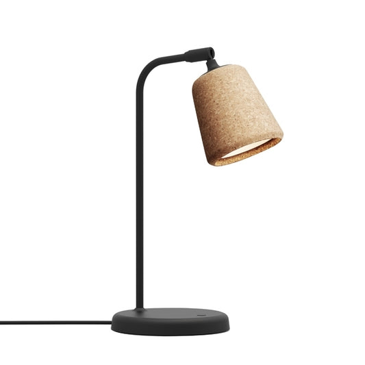 Material bordlampe i Natural Cork New Works