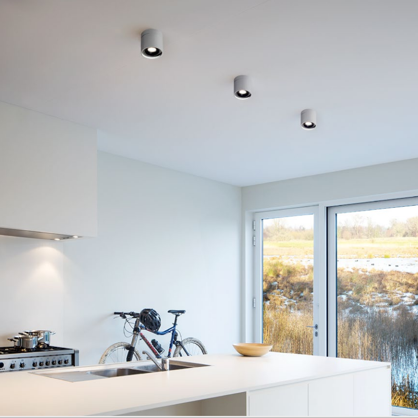iljøbillede Sirra loftlampe Wever & Ducré hvid/sort