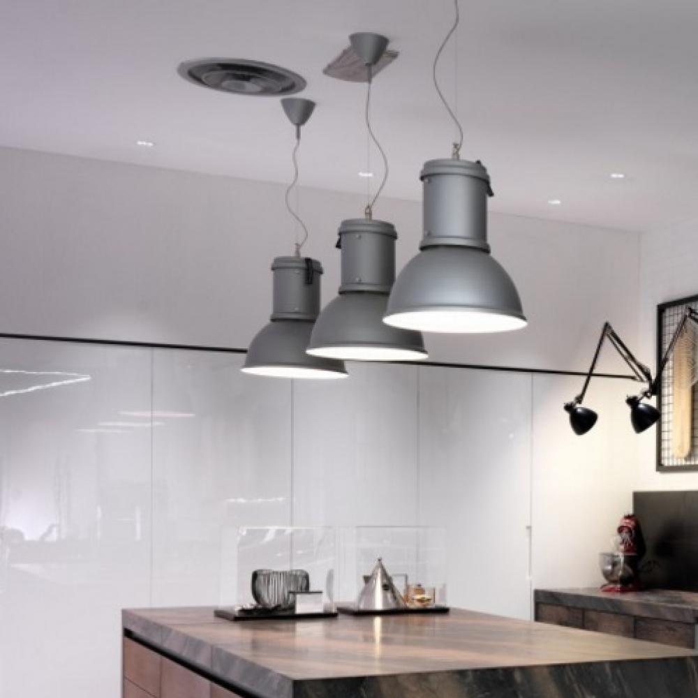 Lampara aluminium pendel fontana arte