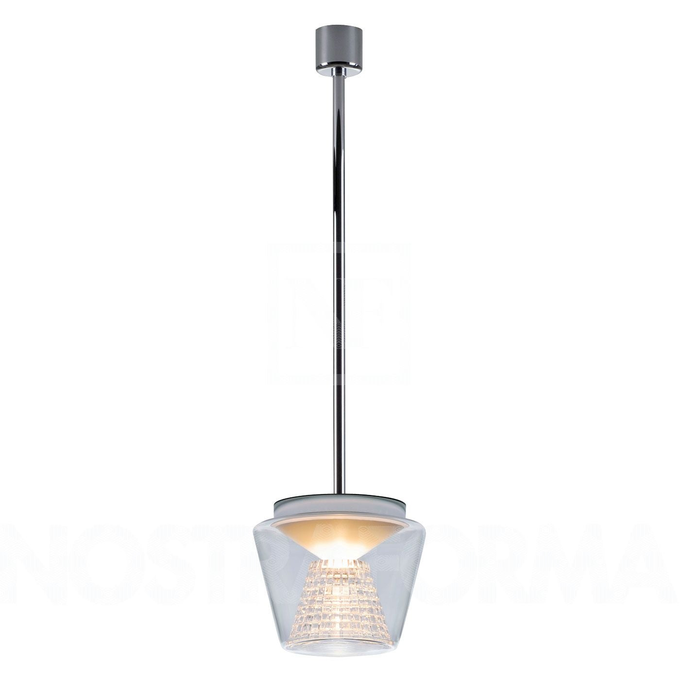 Fritlagt billede af Annex pendel med krystal reflektor fra Serien Lighting