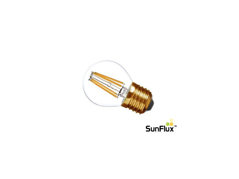 Glow LED E27 G45 Klar krone 3,5W 2100K 280Lm Ra90 360° Dæmpbar